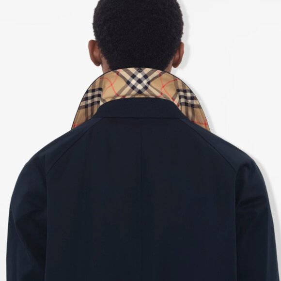 Burberry London Classic Wool Car Coat with Removable Wool Lining Size 38 R - Picture 1 of 16